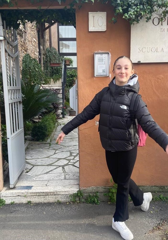 Sofia Maria Barmasse alla scuola di danza del Teatro dell’Opera a Roma