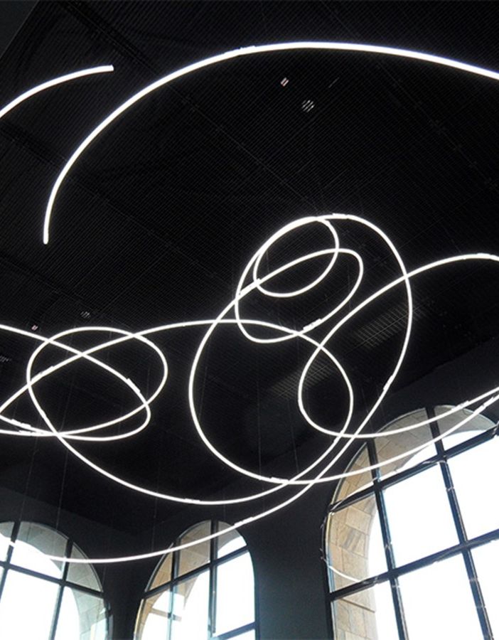 'Struttura al neon', 1951-Lucio Fontana (1899-1968)