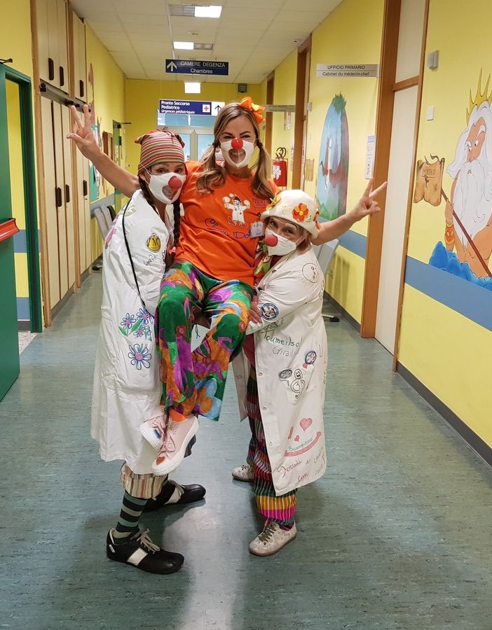 A Missione Sorriso VdA Clown Dottori la Befana ha portato 695 euro
