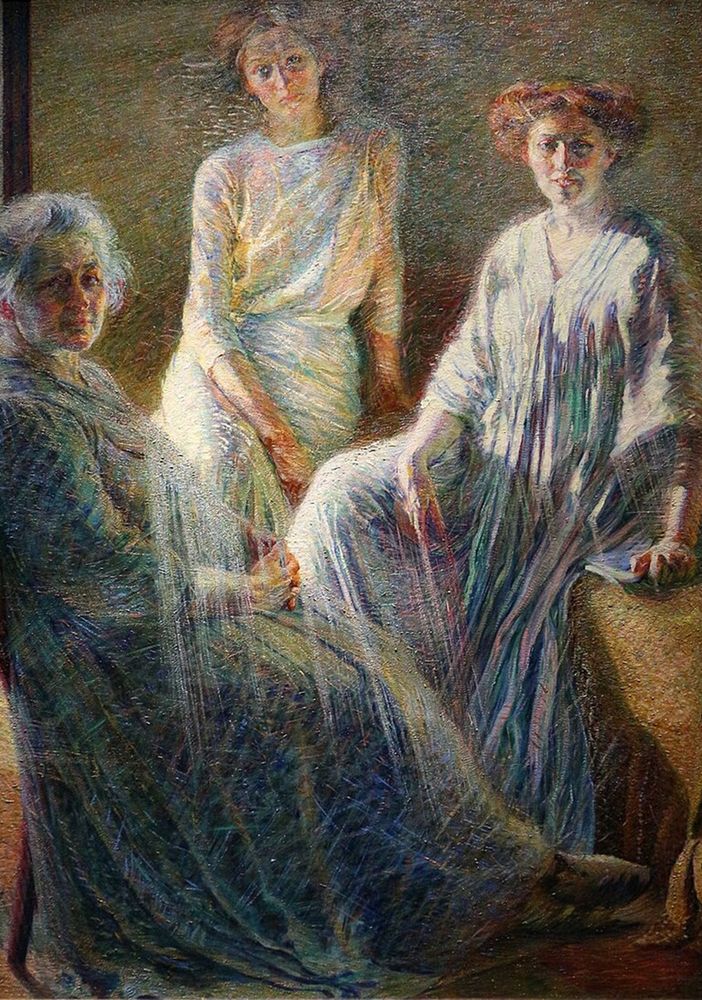 'Tre donne', 1909-1910; Umberto Boccioni (1882-1916)