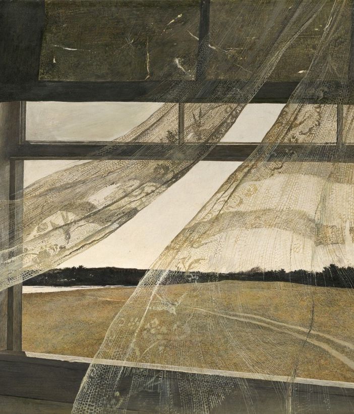 'Vento dal mare', 1947 - Andrew Wyeth (1917- 2009)