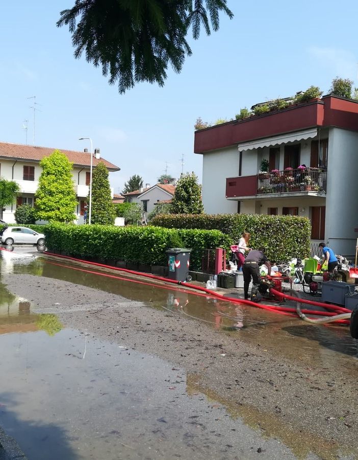 Protezione civile valdostana al lavoro a Ravenna