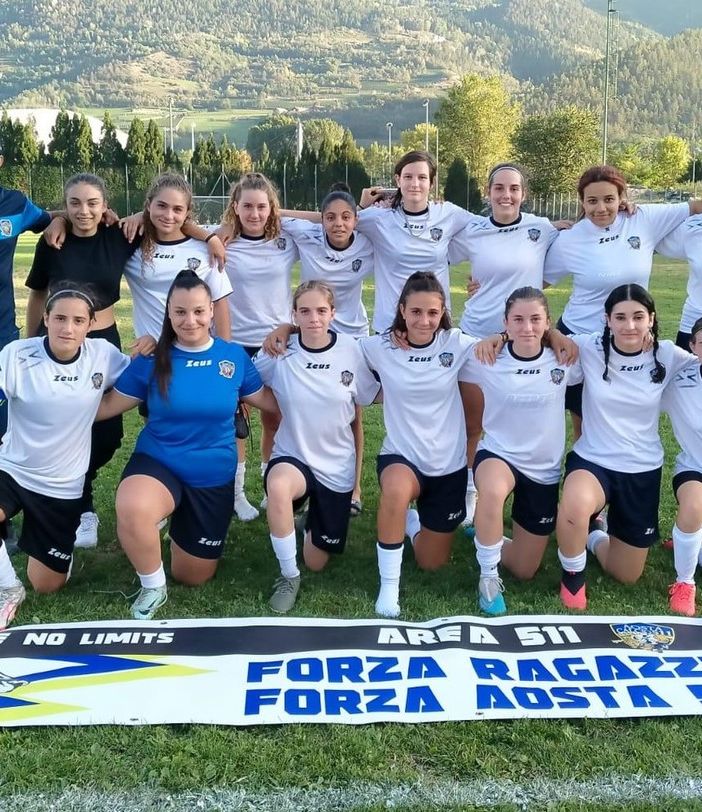 Calcio F: U17, l'Aosta 511 ogni tanto riesce anche a perdere