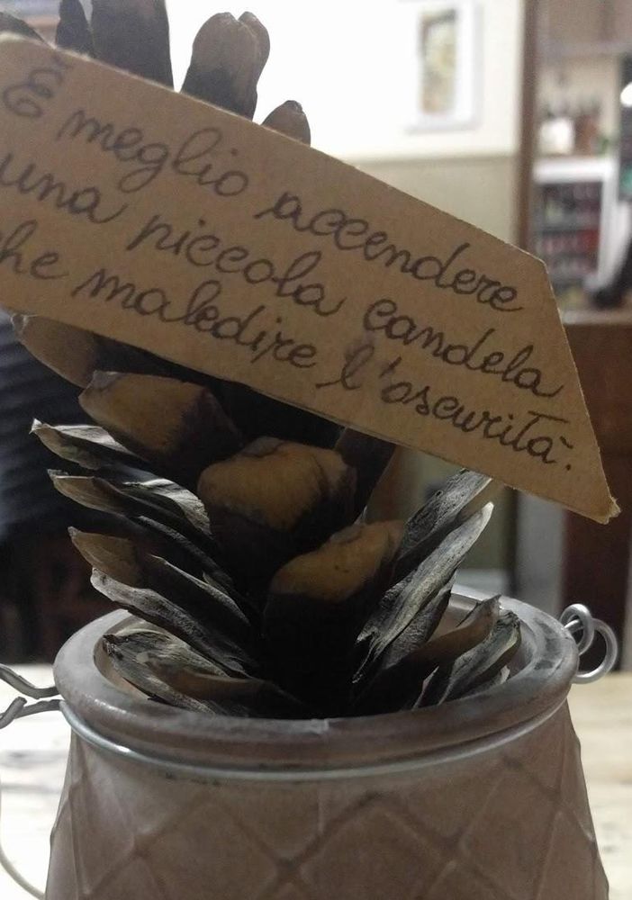 Il saggio consiglio in un angolo del Barin di Aosta