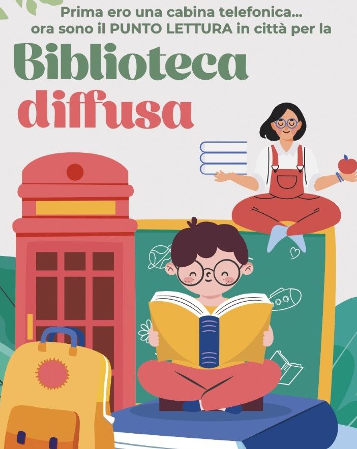 Aosta, in piazza Arco d'Augusto il nuovo 'Punto lettura'