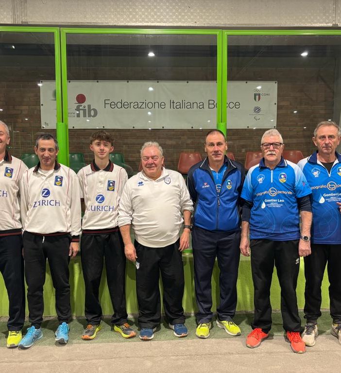 Da sn Emilio Cerise, Alessio Benvenuto, Flavio Mullari, Andrea D'Alonzo, Fabrizio Chabloz, Giorgio Betemps e Daniele Chadel