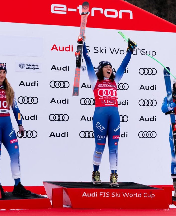 Il meraviglioso podio di La Thuile (photo credit Federica Fornaro)