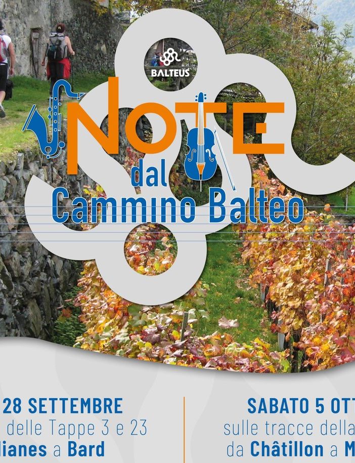 Due appuntamenti autunnali per Note dal Cammino Balteo