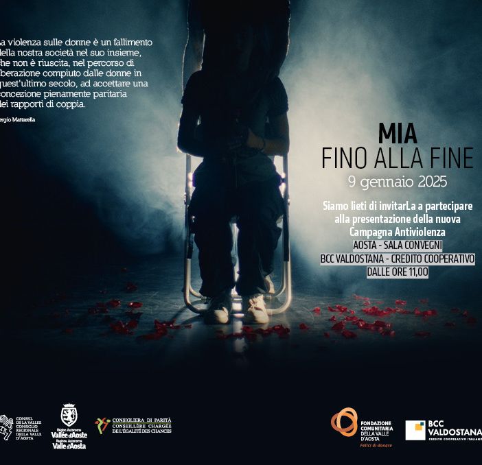 'Mia fino alla fine', al via la campagna regionale contro la violenza di genere