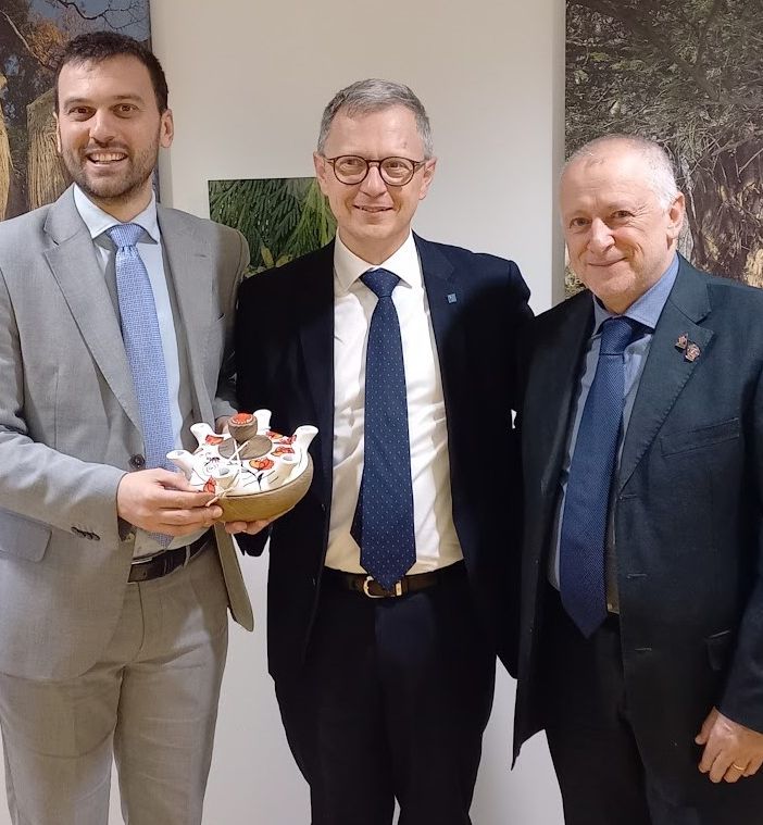 Da sn Marco Carrel, Stefano Zannier e Nicola Abbrescia