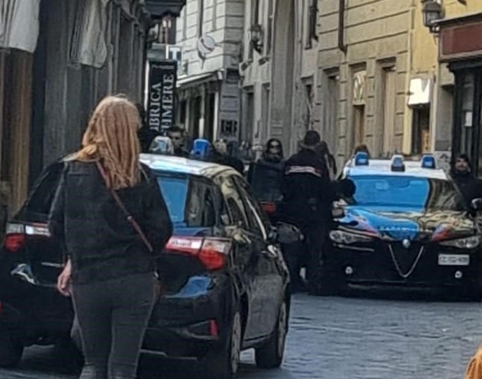 Aosta, maltratta il suo cane nelle vie del centro ma arrivano i carabinieri