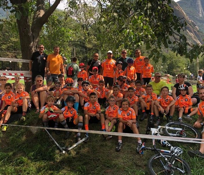 L'Orange Bike Team (immagine di repertorio) ha dominato ad Arnad