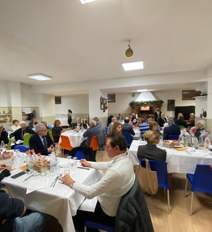 Una serata conviviale del Circolo Valdostano della Stampa
