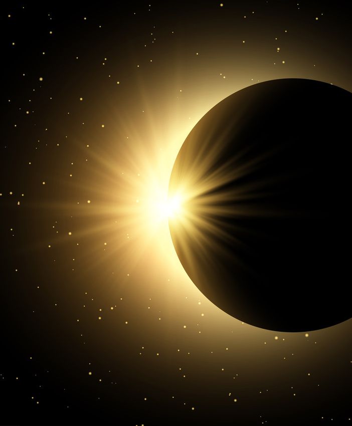 Il cielo si oscura; l'incanto dell'eclissi solare è in arrivo fra qualche ora