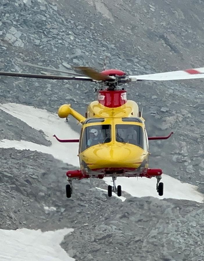 In salvo gli alpinisti rimasti bloccati ieri su Punta Brendel