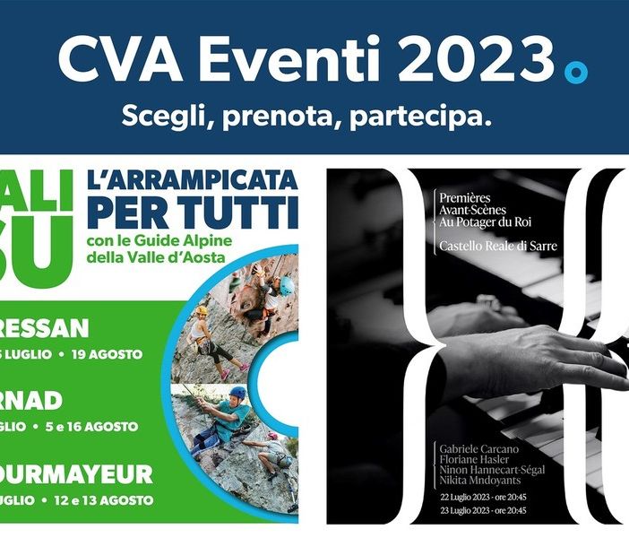 Tanti eventi estivi promossi da Cva in tutta la Valle