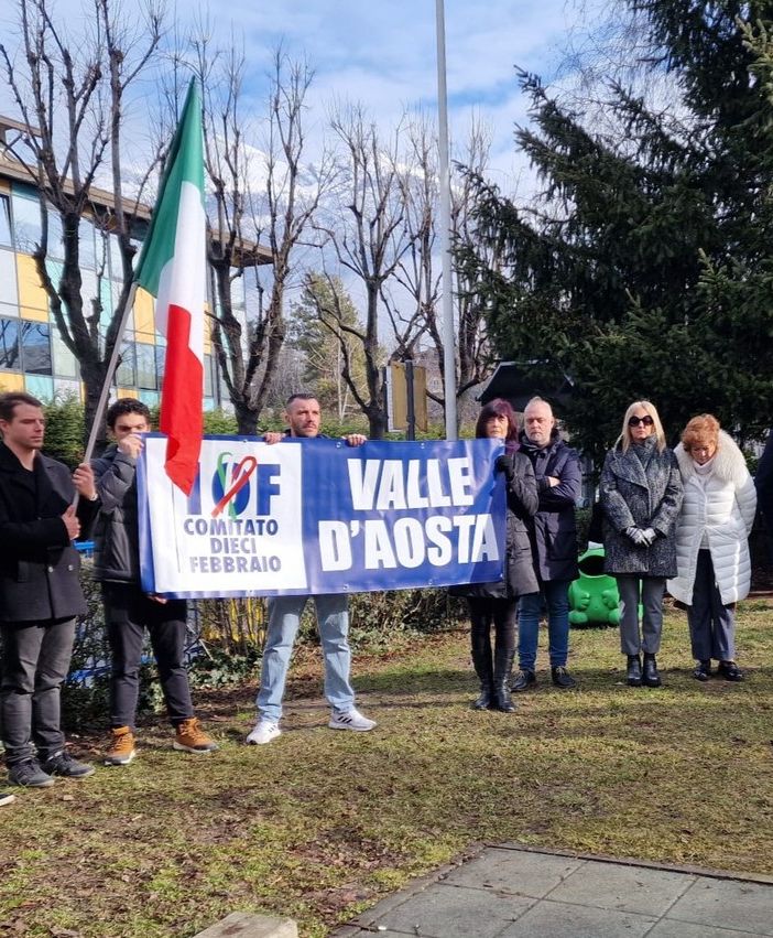 Aosta, il Comitato 10 Febbraio ha ricordato le vittime delle foibe