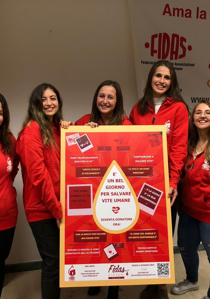 Fidas VdA e A.M.A.M.I. insieme per promuovere il dono del sangue