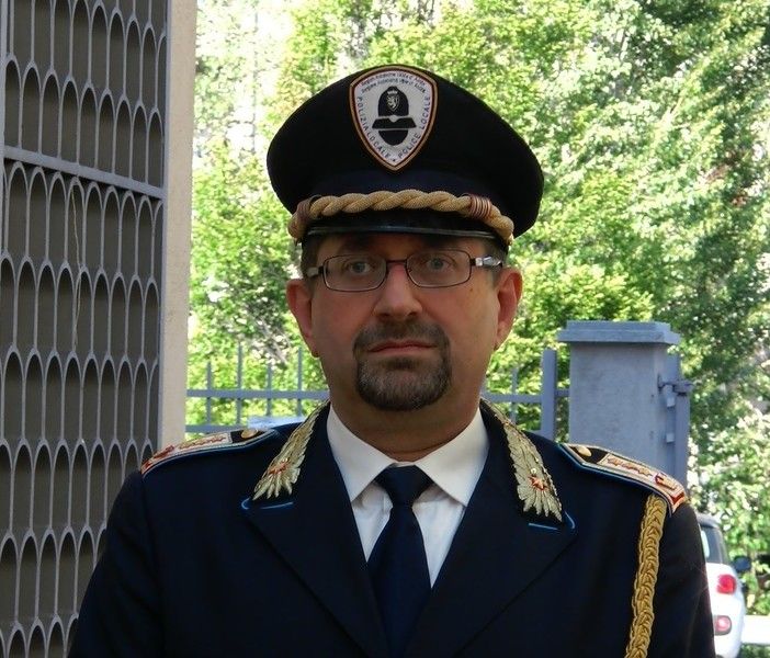 Fabio Fiore, attuale comandante della Polizia locale di Aosta