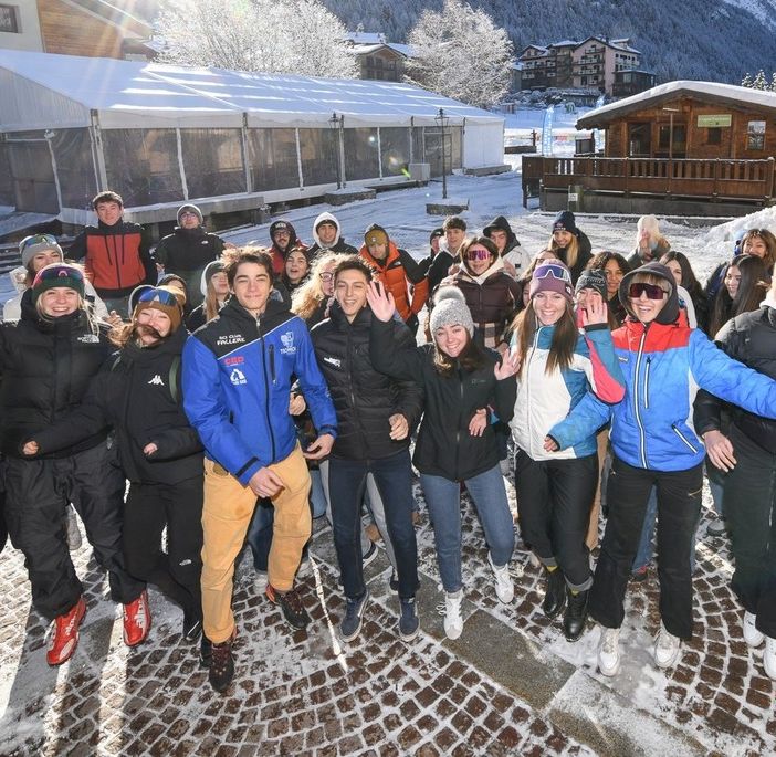 A scuola di… Coppa del Mondo: 36 studenti in pista a Cogne