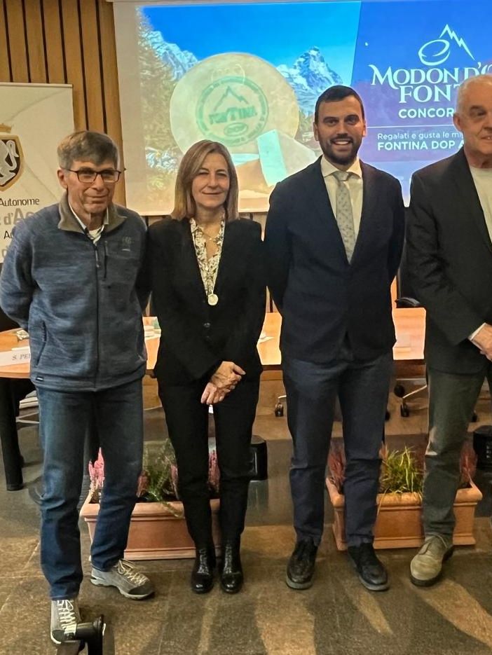 Da sn Sisto Persod, Maria Pia Invernizzi, Marco Carrel, Andrea Barmaz e Roberto Sapia