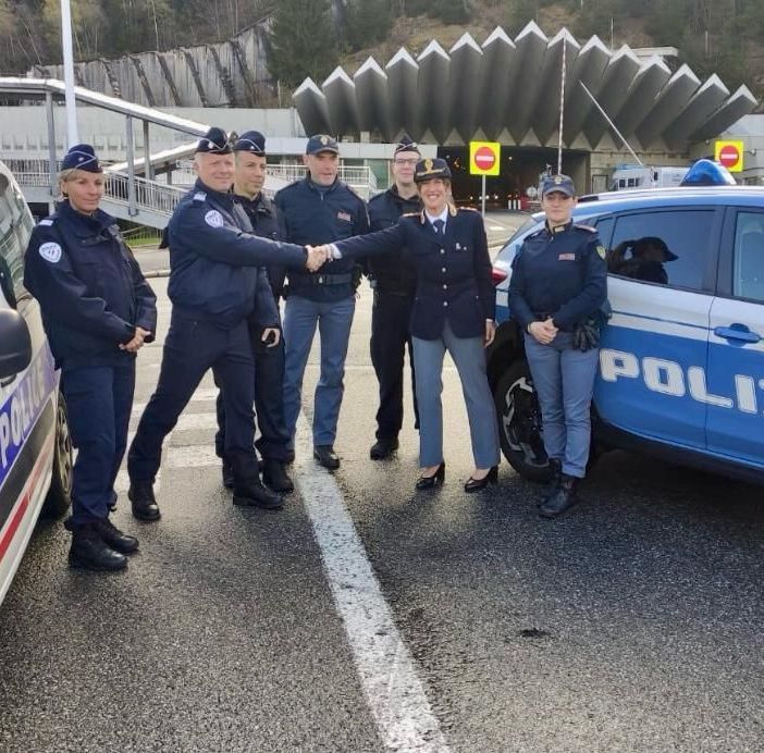 Al traforo del Bianco pattuglie di polizia congiunte italo/francesi
