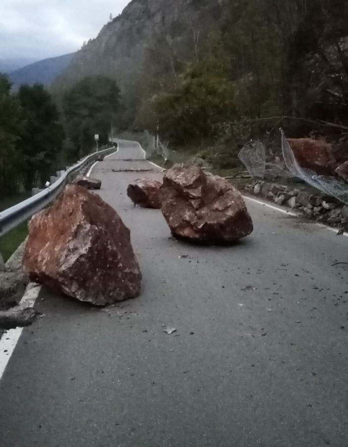 Valpelline, riaperta la strada regionale coinvolta da da una frana