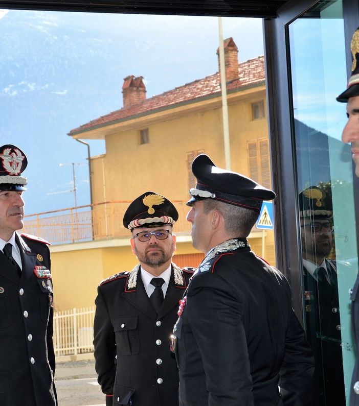 Il Generale di Brigata Di Stasio in visita ai carabinieri della Valle d'Aosta