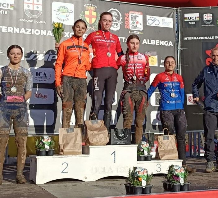 Ciclismo: Elisa Giangrasso sul podio dell’Xco Coppa Città di Albenga