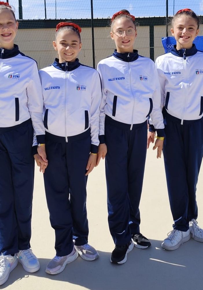 Ginnastica ritmica, Valle d’Aosta nona al Trofeo Coni