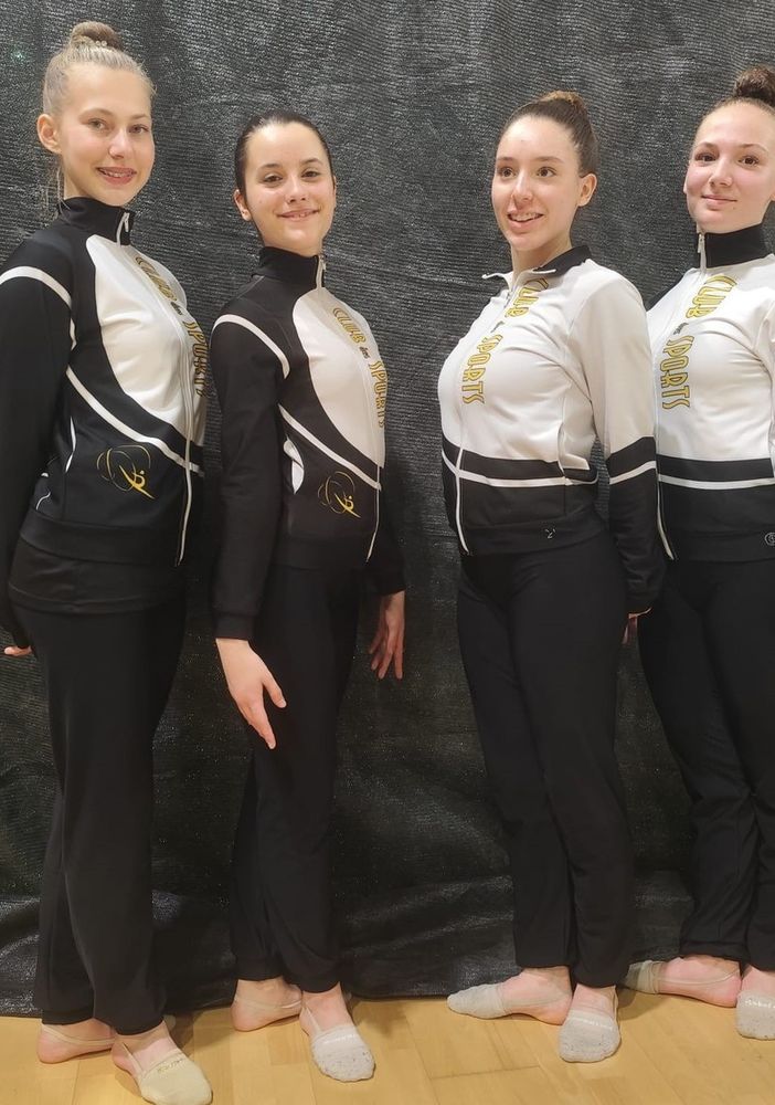 Quattro ginnaste del Club des Sports alla prova del Campionato Insieme Silver