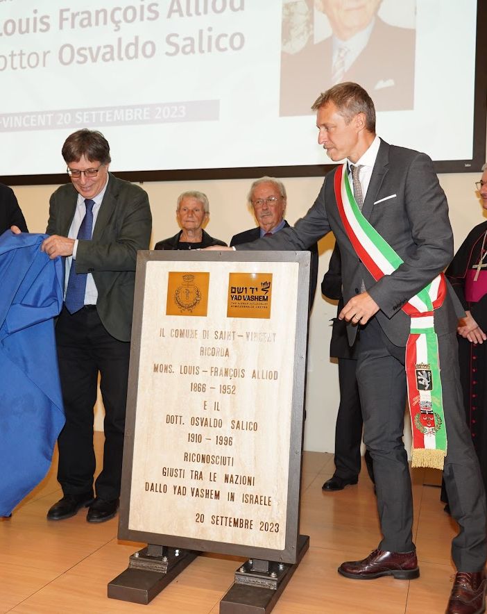 Il medico Salico e il sacerdote Alliod nominati 'Giusti fra le Nazioni'