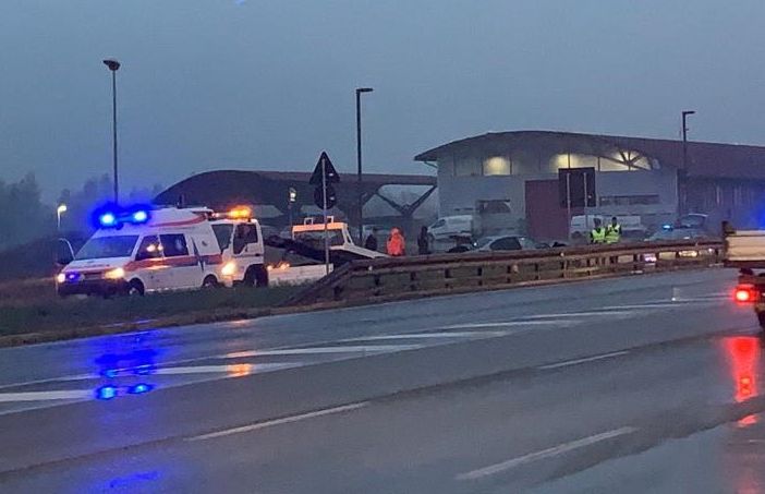 Un incidente lungo la statale 26 all'altezza di St-Christophe