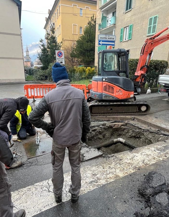 Aosta, riaperta al traffico via Monte Vodice