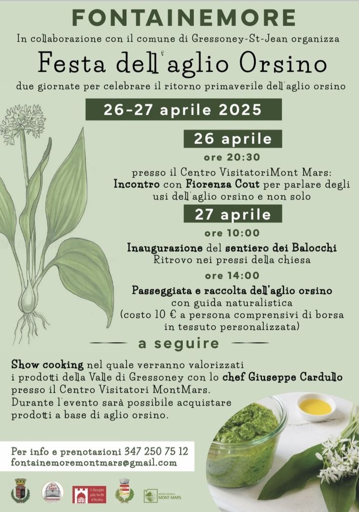 Festa dell’aglio orsino a Fontainemore, un weekend di natura, gusto e tradizione