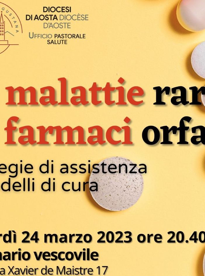 Malattie rare e farmaci orfani, evento informativo al Seminario di Aosta