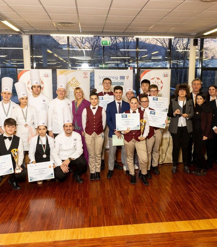 Foto di gruppo per premiati e concorrenti (photo credit Fondazione Turistica VdA(Giuseppe Di Mauro)