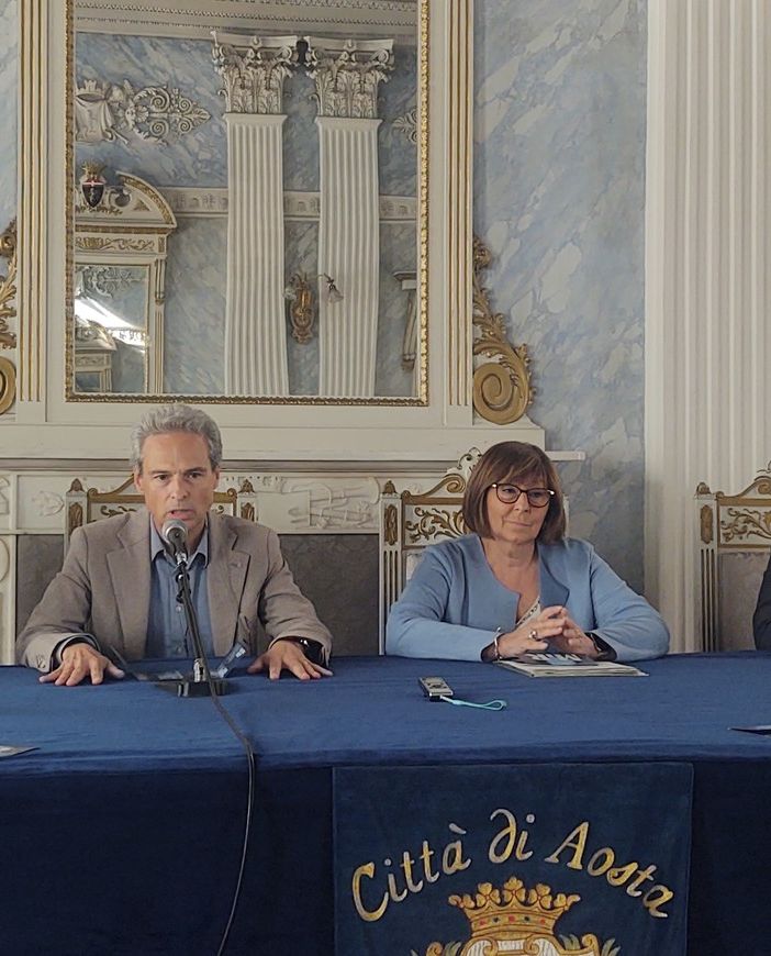 Da sn Sarah Burgay, Gianni Nuti, Clotilde Forcellati e Roberta Carla Balbis alla presentazione di 'Miroir'