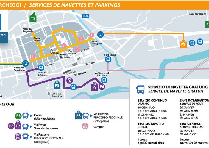 Foire de Saint-Ours: parcheggio 'easy' con ParkForFun