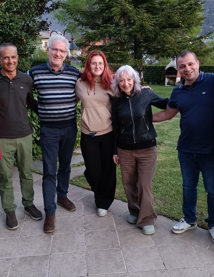 Da sn Dionisia Marchi (segretaria), Giorgio Nigra (consigliere), Gianni Franceschi (tesoriere), Cloe Polini (consigliere), Michela Colombarini (presidente), Mauro Bavosa (consigliere), Silvia Ambroggio (vicepresidente)