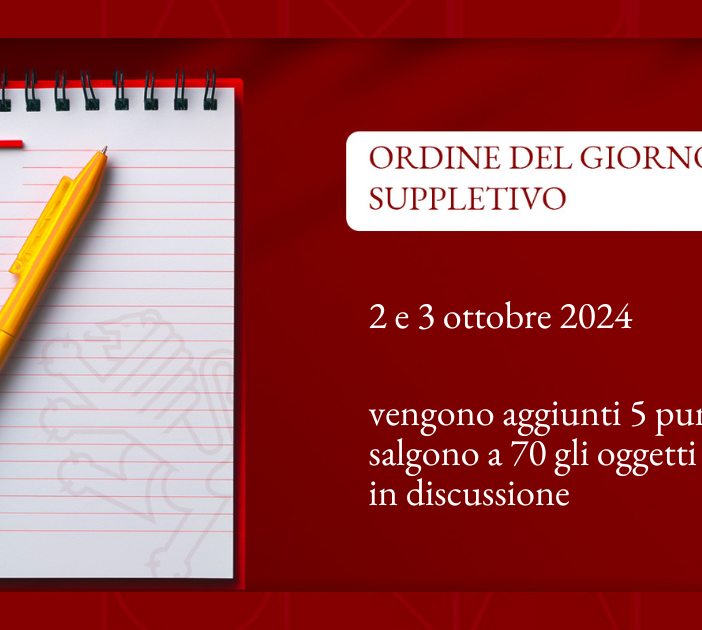 Consiglio Valle, cinque nuovi punti nel già corposo ordine del giorno