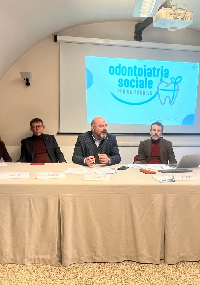 Un momento della conferenza stampa di presentazione dell'iniziativa