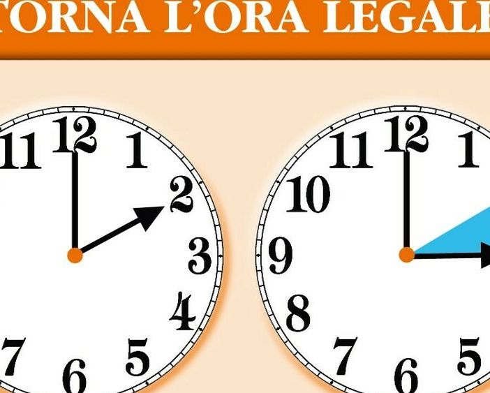 E' ora di spostare le lancette dell'orologio