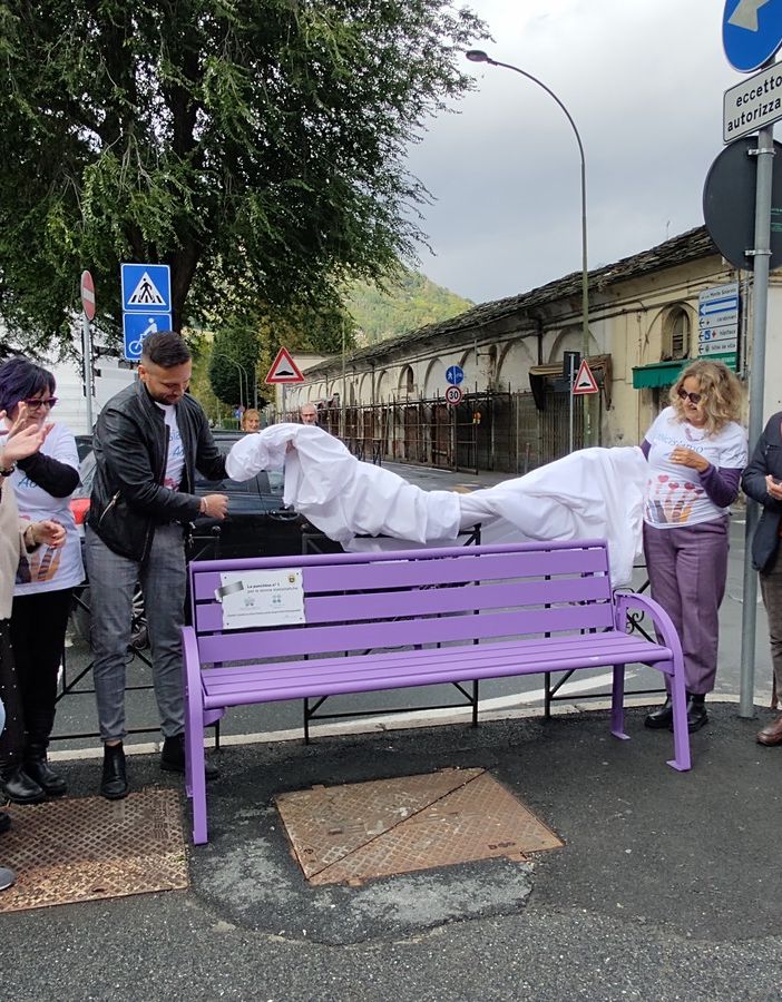 Ad Aosta la prima 'Panchina per la vita' italiana