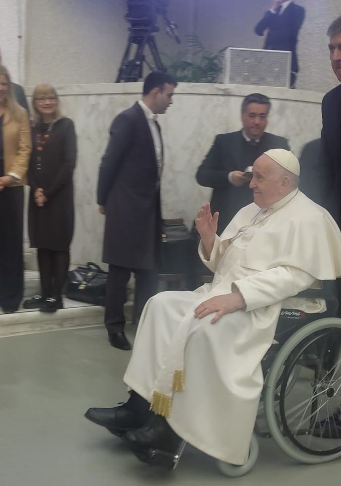 Una recente udienza di Papa Francesco