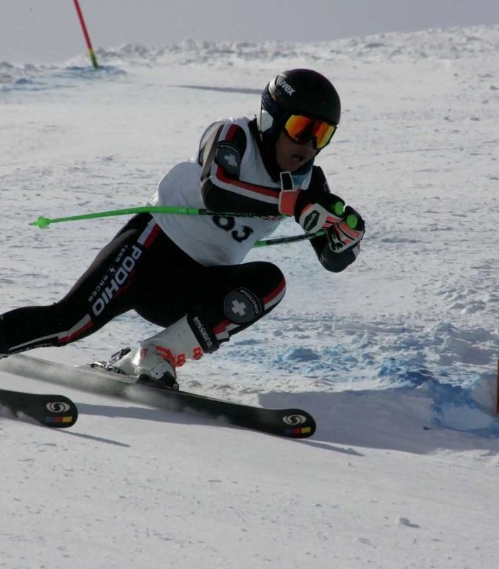 Riccardo Parini in gara (foto di repertorio)