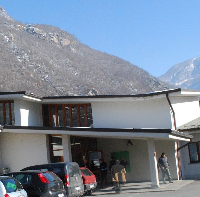 La sede del poliambulatorio di Donnas