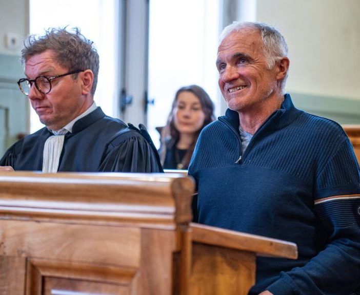 Christophe Profit nell'aula del tribunale di Bonneville (credit dayfr Italia)