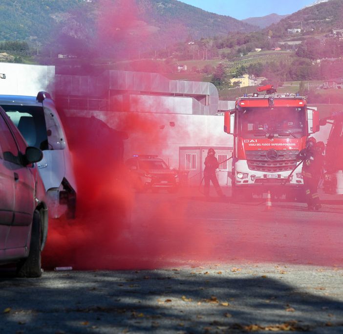 Intervento su incidente radiologico; mirata esercitazione di Protezione civile