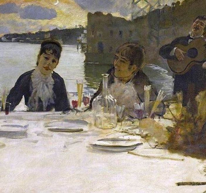 'Pranzo a Posillipo', 1879 - Giuseppe De Nittis (1846-1884)